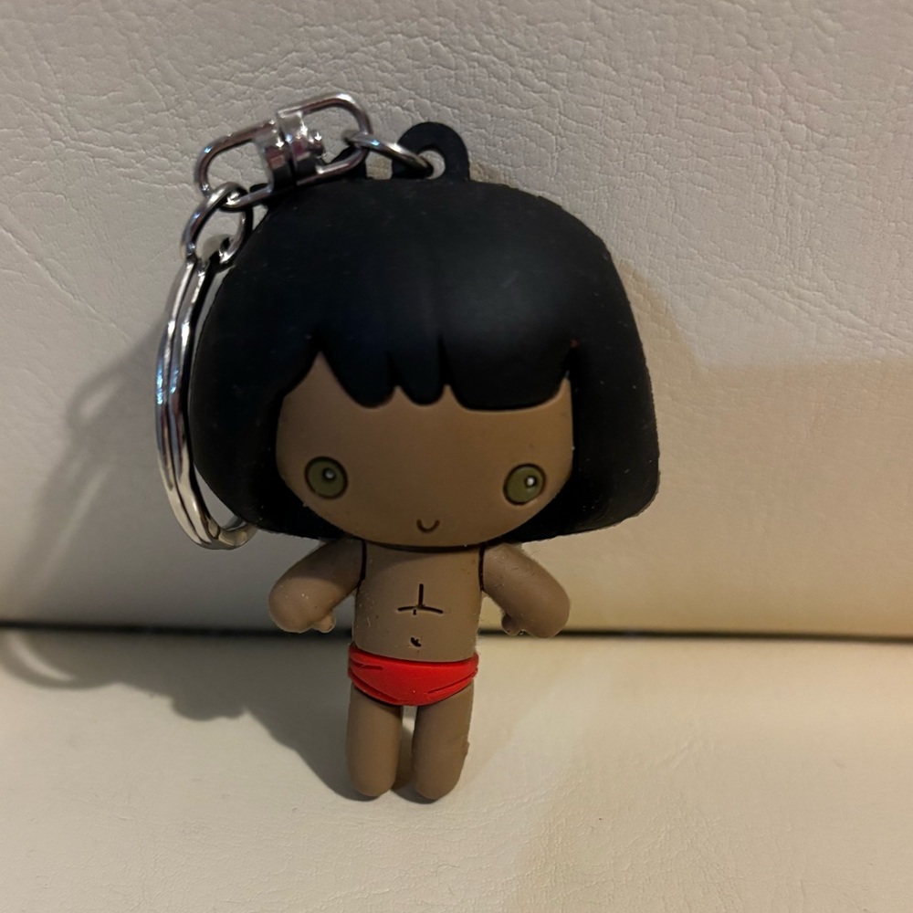 Disney 3D Figural Keyring Series 4 MOWGLI Keychain Clip Blind Bag Jungle Book